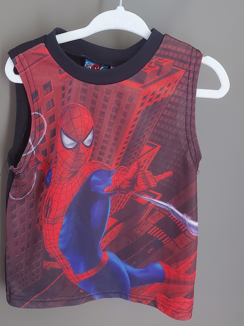 Marvel Spider-Man Boys Tank Top - Red & Blue